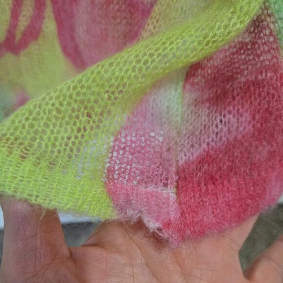 NWT Retrofete Fontelina Dress Lime Anthurium Swim Coverup Size L - Picture 13 of 13